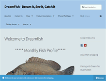 Tablet Screenshot of dreamfish.com.au